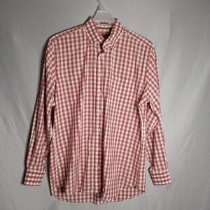 Peter Millar Men's Multi-Color Plaid Button Down Long Sleeve Shirt Size L